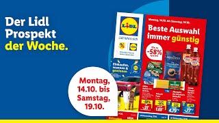 Der Lidl Prospekt der Woche | Angebote von Montag, 14.10. bis Samstag, 19.10.