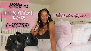 Hospital Bag: Baby #2 | Scheduled C-Section | What I actually Used | Lauren Whitney