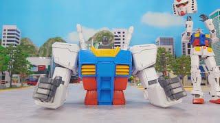 Mega Size RX 78-2 Gundam Stop Motion メガサイズ 1/48ガンプラ