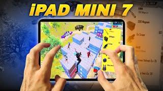 HANDCAM IPAD MINI 7 PUBG/BGMI TEST || 6 FINGER KING  || FULL GYRO + 60FPS TEST