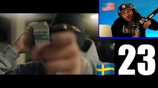 American First Reaction to  23 - FEELING MYSELF (Officiell Musikvideo)