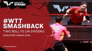 Timo Boll vs Lin Shidong | #WTTSmashback | Singapore Smash 2024