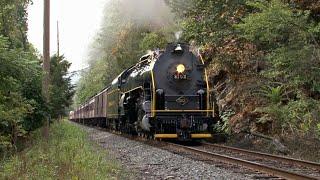 Reading & Northern 2102 blasts out of Port Clinton