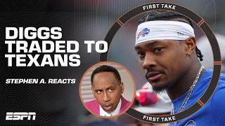  BILLS TRADE STEFON DIGGS TO TEXANS  Stephen A. Smith reacts! | First Take