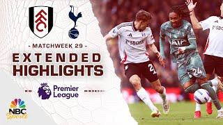 Fulham v. Tottenham Hotspur | PREMIER LEAGUE HIGHLIGHTS | 3/16/2025 | NBC Sports