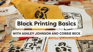 Learn to Block Print + Tour This Shared Artists' Studio | Creative Genius | HGTV Handmade