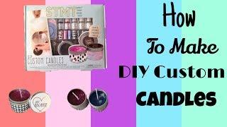 How to make DIY Custom Candles ] 2018 ] STMT Candle Kit ]