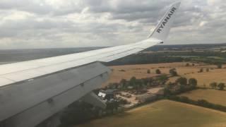 Ryanair Landing To London Stansted