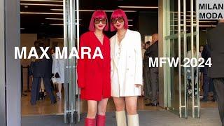 Max Mara  Milan Fashion week  19/09/24  #italy #milan #mfw