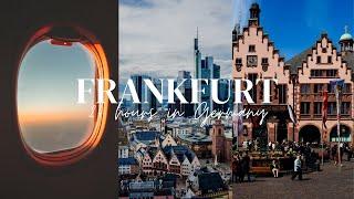 24 HRS IN FRANKFURT - A VLOG about my experience in Germany! (English and Spanish subs)