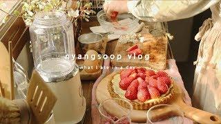 Nyan Forest vlog | Eat healthy home food and make dessert all day, stir fried egg 1000 times