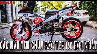 Tổng Hợp Các Mẫu Tem Chùm Exciter 150 Được Nhiều Anh Em Ưa Chuộng Nhất