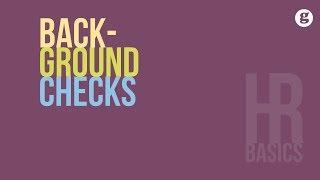 HR Basics: Background Checks