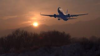 Everything was like a fog. How do they fly in conditions like these? February, 2024. Almaty Airport.