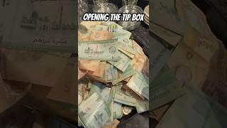 Opening the Tip Box!  | How Much Did We Get? #surprise