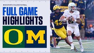 No. 1 Oregon vs Michigan: FULL GAME HIGHLIGHTS | Big Ten on CBS