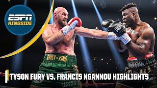 Tyson Fury vs. Francis Ngannou HIGHLIGHTS  | ESPN Ringside