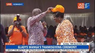 Listen to CS Mbadi's great remarks as he hand over the ODM Chairmanship to Gladys Wanga in Homa Bay!