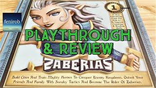 Zaberias Board Game | Playthrough and Review (2 Players)