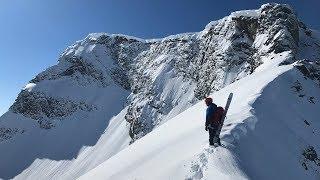 Steep powder at Mt. Storkalkinn