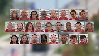 25 people arrested after southern Indiana police bust 'major drug ring' with ties to Louisville