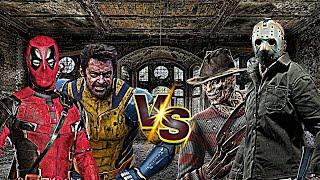 Deadpool and Wolverine Vs. Jason Vorhees and Freddy Krueger