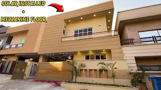 THE MASTERPIECE 7 Marla with SOLAR SYSTEM & MEZZANINE FLOOR House For Sale in Bahria Town Islamabad