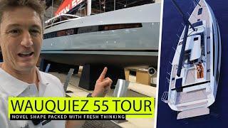 Wauquiez 55 first look - novel hull shape for a €2m centre cockpit cruiser packed with ideas