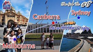 Hành trình 1000km Sydney – Canberra – Melbourne | AUSTRALIA #6 | Nhà Sakura