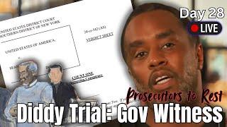 Diddy Trial LIVE COVERAGE DAY 28| Gov Witness + Prosecutors to Rest this WEEK!