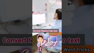 convert Number Into text #shortsfeed #shortvideo #shorts #short #computer #viralvideo #tricks