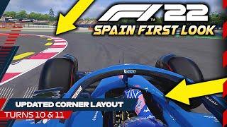 F1 22 Gameplay: FIRST LOOK AT NEW SPAIN TRACK LAYOUT! Actual New Alpine  Chassis!