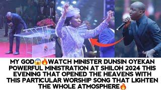 MY GODWATCH MINISTER DUNSIN OYEKAN MINISTRATION AT SHILOH 2024 THIS EVENING THAT OPENED THE HEAVENS