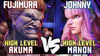 Fujimura (#22 Akuma) vs Johnny (#17 Ranked Manon) STREET FIGHTER 6 Showdown!