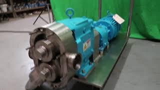 Waukesha 130U2 Positive Displacement Pump, 5 HP