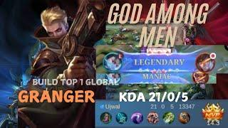 Revamped Granger on gold lane is monster with this build .21 kill and no death with maniac gameplay