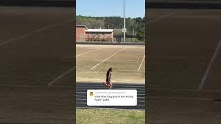 You in the wrong heat  #trackandfield #track #trending #fyp #hurdles #sprint #sprinter #wrongheat