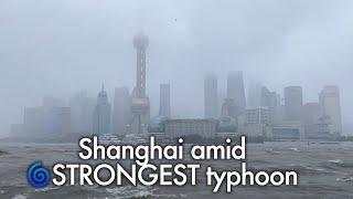 EPIC Shanghai skyline captured on Bund as typhoon Bebinca hits city, the strongest in over 70 years