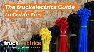 Cable Tie Sizes, Types, Packs and Accessories