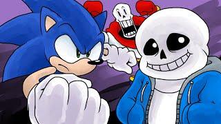 Sonic Meets Sans & Papyrus