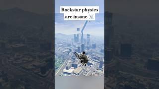 Rockstar physics are insane ️ #gta5 #gtaviral #gta5online #gtaonline #gta #shorts