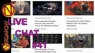 Nerdarchy Live Chat #41- Geek and Sundry Writer Jim Moreno