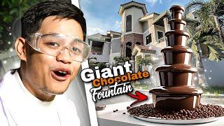 GIANT CHOCOLATE FOUNTAIN sa BG HOUSE