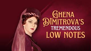 Ghena Dimitrova astounds listeners with the depth and richness of her low notes