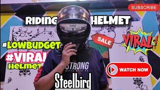 Steelbird Riding Helmet ISI Certified | Value for Money  #viralvideo #trendingvideo #steelbird