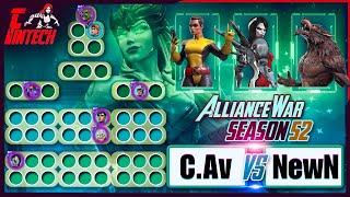 Back To The Comfort Champs | NewN vs C.Av | Alliance War S52 W02