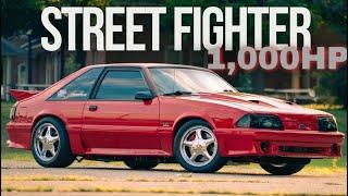 Foxbody Mustang with 1,000 hp and tons of TECH