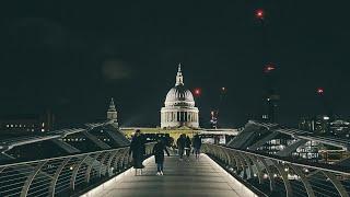 [4K] London Night Walk - Tower Bridge to Millennium Bridge via London Bridge & Borough Market