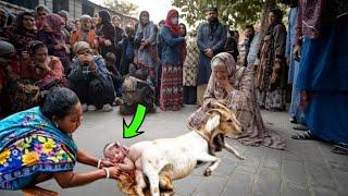 THE STORY ABOUT A GOAT GIVING BIRTH TO A HUMAN BABY . ISLAMIC STORY. EN WORLD STORIES