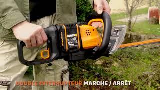 WORX - Taille haies sans fil 40V 2X20V - WG284E